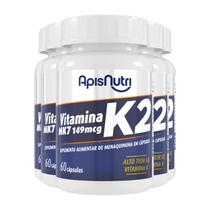 Kit 5 Vitamina K2 Apisnutri 60 Cápsulas Kit 5 Vitamina K2 Apisnutri 60 Cápsulas