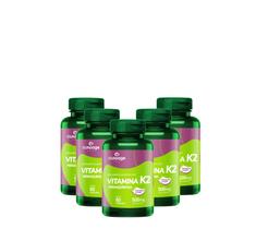 Kit 5 Vitamina K2 Menaquinona - 60Caps