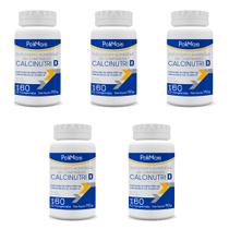 Kit 5 Vitaminas D para Ossos Calcinutri D 1250MG 400UI 300 Cápsulas Kit 5 Vitaminas D para Ossos Calcinutri D 1250MG 400UI 300 Cápsulas