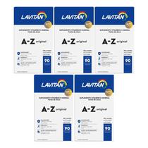 Kit 5 Vitaminas Lavitan A-Z Original De 90Cps - Cimed