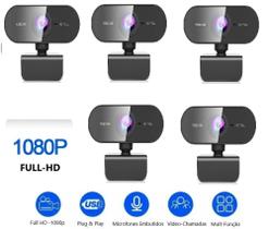kit 5 Webcam Full Hd 1080p Usb Câmera Stream Live Alta Resolução Atacado Revenda Barato - Turu Concept