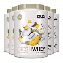 Kit 5 Whey Protein Fresh Dux Abacaxi e Coco 900g Kit 5 Whey Protein Fresh Dux Abacaxi e Coco 900g