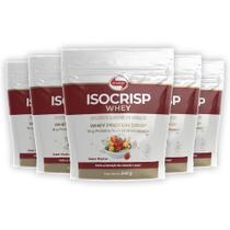 Kit 5 Whey Protein Isocrisp Vitafor 240g Neutro