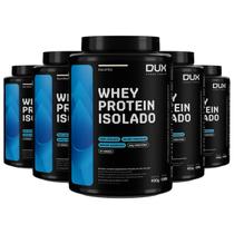 Kit 5 Whey Protein Isolado Dux Baunilha 900g