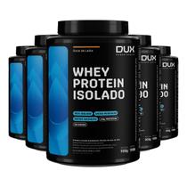 Kit 5 Whey Protein Isolado Dux Doce de Leite 900g