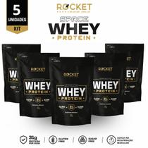 Kit 5 Whey Protein Space Rocket 900g 31g Proteína Academia Kit 5 Whey Protein Space Rocket 900g 31g Proteína Academia