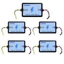 Kit 5 x Conversor de tensão DC entrada 12V saída 24V 5A 120W Kit 5 x Conversor de tensão DC entrada 12V saída 24V 5A 120W