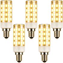 Kit 5 x Lâmpadas LED E14 3000K 5 Watts Halopim Halógena Bivolt 110v 220v Kit 5 x Lâmpadas LED E14 3000K 5 Watts Halopim Halógena Bivolt 110v 220v