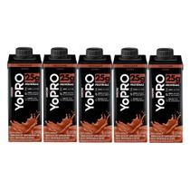 Kit 5 YoPRO Bebida Láctea UHT Chocolate 25g de proteínas 250ml