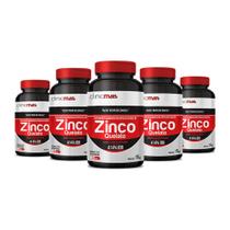 Kit 5 Zinco Quelato 500mg Clinicmais 30 cápsulas Kit 5 Zinco Quelato 500mg Clinicmais 30 cápsulas