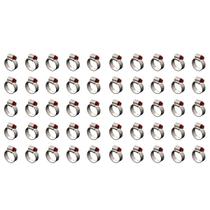 Kit 50 Abraçadeira Aço Carbono Fita 9mm 19x27mm 5/8x1.1/16