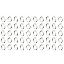 Kit 50 Abraçadeira Rosca Sem Fim Aço Carbono Fita 14mm 102x121mm 4x4.3/4" Suprens