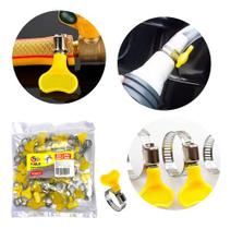 Kit 50 Abraçadeiras com Borboleta 13-19mm Ajustáveis Kit 50 Abraçadeiras com Borboleta 13-19mm Ajustáveis