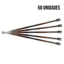 Kit 50 Abraçadeiras Zip Tie Inox 200mm - Cód.6890