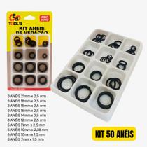 Kit 50 Anéis de Vedação FBG 3072 Borracha de Alta Resistência Kit 50 Anéis de Vedação FBG 3072 Borracha de Alta Resistência