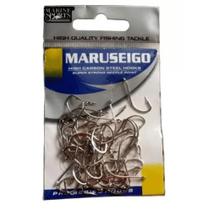 Kit 50 Anzol Pesca Marine Sports Maruseigo Nickel N-16 Kit 50 Anzol Pesca Marine Sports Maruseigo Nickel N-16