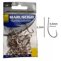 Kit 50 Anzol Pesca Marine Sports Maruseigo Nickel N-6 Kit 50 Anzol Pesca Marine Sports Maruseigo Nickel N-6