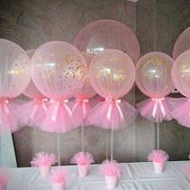 Kit 50 Balão Bubble Transparente Festa Eventos Decoração Kit 50 Balão Bubble Transparente Festa Eventos Decoração