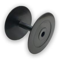 Kit 50 Bobina Carretel Plástico Grande Preto Kit 50 Bobina Carretel Plástico Grande Preto