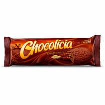 Kit 50 Bolacha Chocolicia Recheado sabor Chocolate 132g