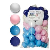 Kit 50 Bolas Para Piscina De Bolinhas Cores Bb Bolinhas Ice