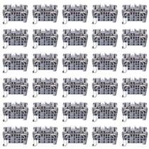 Kit 50 Bornes BTWI Push In Com Mola 24A 2,5mm² Weg