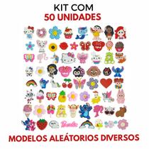 KIT 50 Bottons Feminino Sortidos