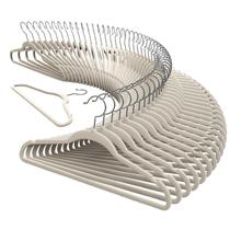 Kit 50 Cabide Adulto Veludo Slim Ultra Fino Preto Kit 50 Cabide Adulto Veludo Slim Ultra Fino Preto