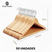 Kit 50 Cabide De Madeira Marfim Organizador Closet Fukuyama Kit 50 Cabide De Madeira Marfim Organizador Closet Fukuyama