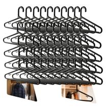 Kit 50 Cabide Reforçado 12mm Resistente Antideslizante Não Marca Roupas Suporta Peças Pesadas Premium - Kit 50 Cabide Reforçado 12mm Resistente Antideslizante Não Marca Roupas Suporta Peças Pesadas Premium -