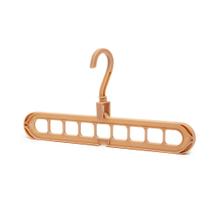 Kit 50 Cabides 360 Organizador Mágico com 9 Furos Compacto e Prático