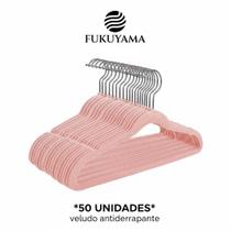 KIT 50 CABIDES DE VELUDO INFANTIL ANTIDESLIZANTE PREMIUM FUKUYAMA Com Gancho Giratório 360 KIT 50 CABIDES DE VELUDO INFANTIL ANTIDESLIZANTE PREMIUM FUKUYAMA Com Gancho Giratório 360