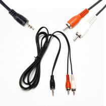Kit 50 Cabo Auxiliar P2 Macho X Rca Macho Audio 1,8 metros Kit 50 Cabo Auxiliar P2 Macho X Rca Macho Audio 1,8 metros