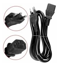 Kit 50 Cabos Força Tripolar 10a 3x0,75mm 1,5 Metros Novo Kit 50 Cabos Força Tripolar 10a 3x0,75mm 1,5 Metros Novo