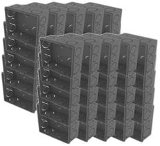 Kit 50 Caixa De Luz 4X4 Embutir Cinza Tuboline