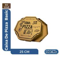 Kit 50 Caixa De Pizza 25 Cm Basic Delivery Pizzaria