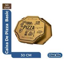 Kit 50 Caixa De Pizza 30 Cm Basic Delivery Pizzaria
