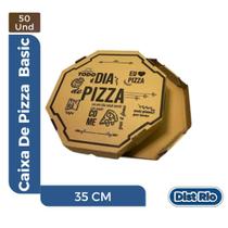 Kit 50 Caixa De Pizza 35 Cm Basic Delivery Pizzaria