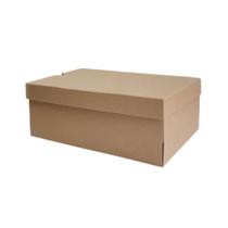 Kit 50 Caixas de Papelão 34x26x12cm Embalagem Ecommerce Cor:Bege