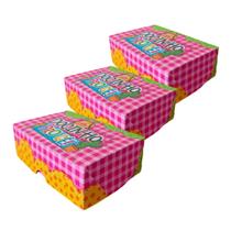 Kit 50 Caixinhas 3 Paçoquinhas Lembrancinha Festa Junina Arraiá