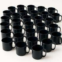 Kit 50 Canecas (Copo com Alça) Plásticas 450ml Reutilizáveis Escolar Coloridas, Resistentes