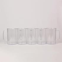 Kit 50 Canecas de Chopp Acrílica LISA 300ml Várias Cores Kit 50 Canecas de Chopp Acrílica LISA 300ml Várias Cores