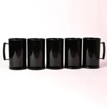 Kit 50 Canecas de Chopp Acrílica LISA 300ml Várias Cores