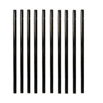 Kit 50 Canudos de Aço Inox Retos
