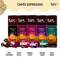 Kit 50 Cápsulas Café Tres Corações -