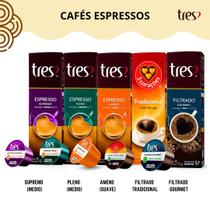 Kit 50 Cápsulas Café Tres Corações - Kit 50 Cápsulas Café Tres Corações -