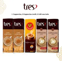 Kit 50 Cápsulas Cremosas Tres Corações Definido