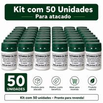Kit 50 Cápsulas de Castanha Caseira da Índia Original - Suplemento Natural Kit 50 Cápsulas de Castanha Caseira da Índia Original - Suplemento Natural