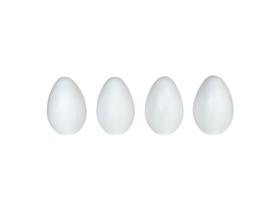 Kit 50 Casquinha De Ovos Plástico Branco Para Decoração De Páscoa Kit 50 Casquinha De Ovos Plástico Branco Para Decoração De Páscoa