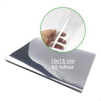 KIT 50 Chapa de Acetato Folha para Quadro Foto 10x15 cm A6 0.20mm Plastico Pet Visor Folha Acetato KIT 50 Chapa de Acetato Folha para Quadro Foto 10x15 cm A6 0.20mm Plastico Pet Visor Folha Acetato